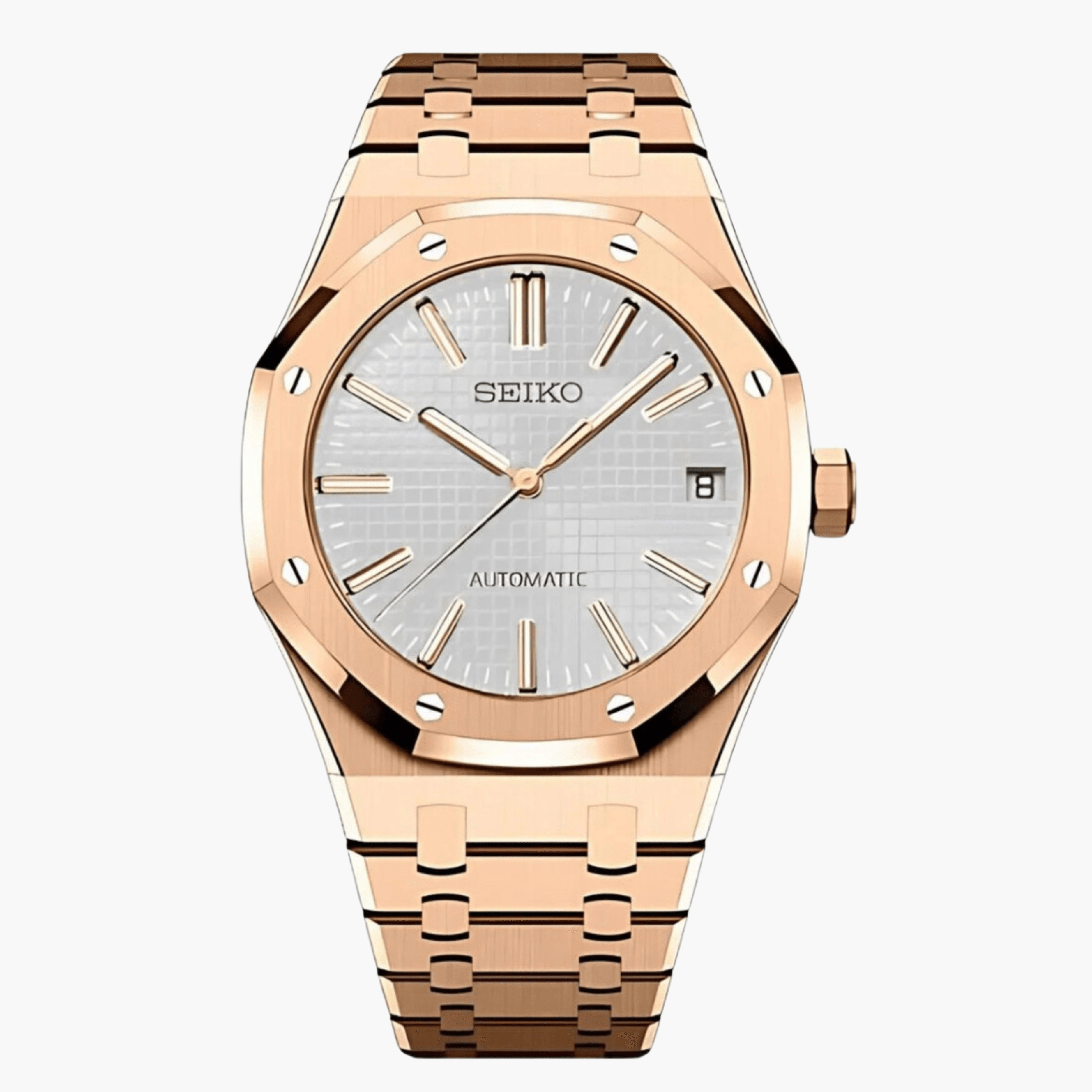 Royal Seikoak Rosegold White