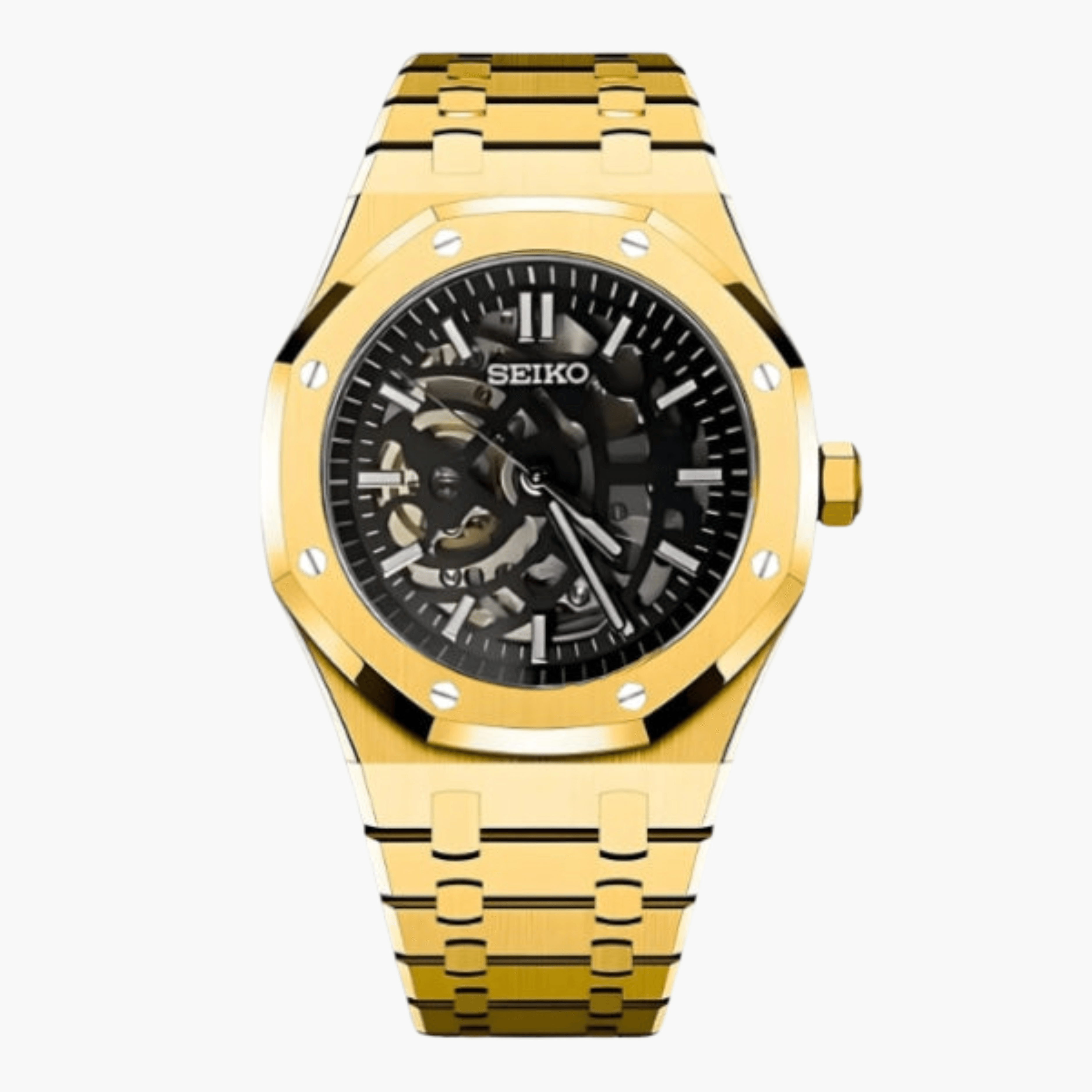 Royal Seikoak Skeleton Gold