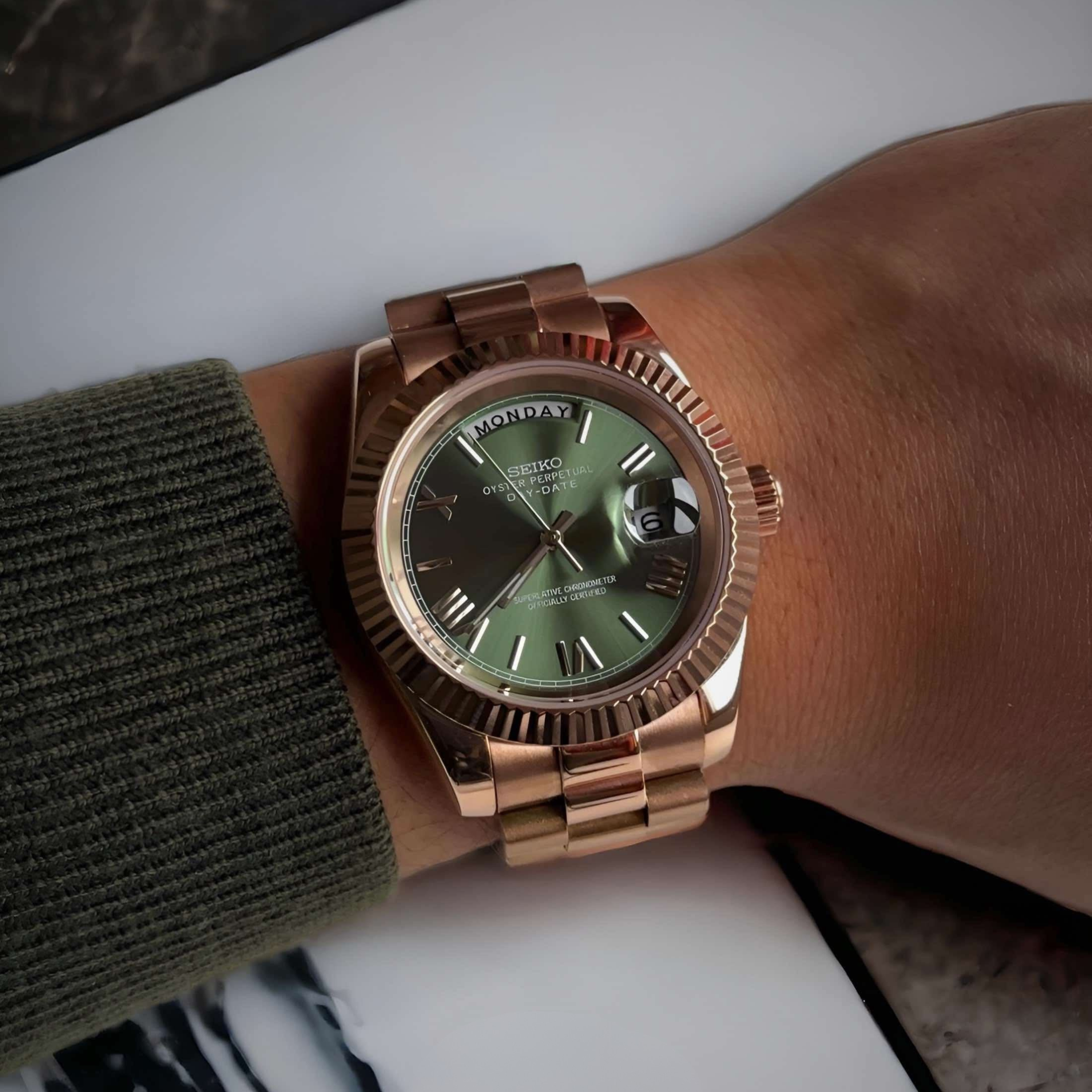 Seikodate Olive Rosegold